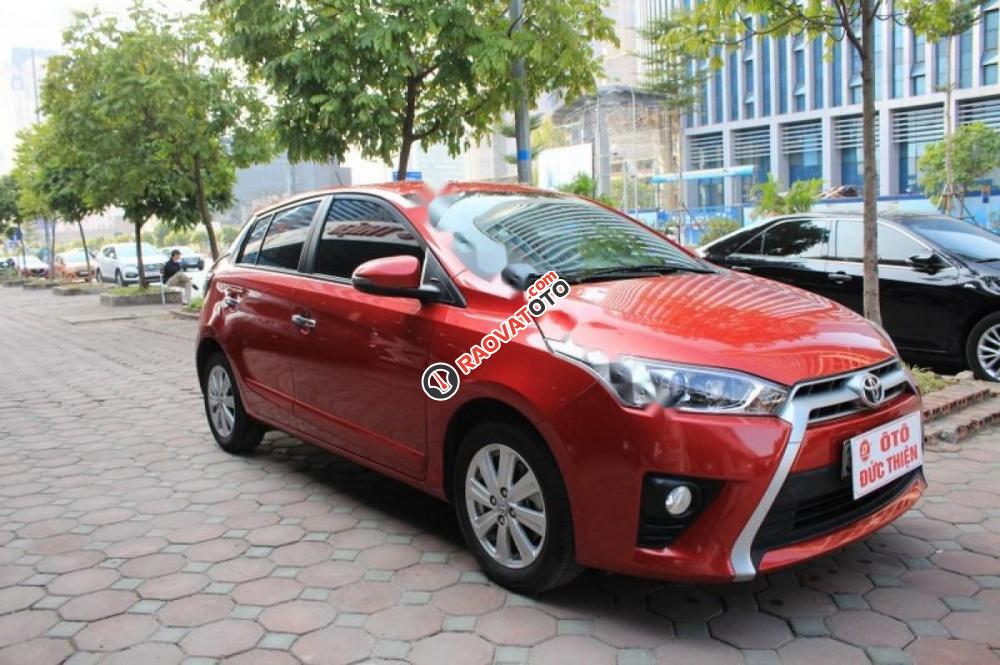 Bán xe Toyota Yaris 1.3G đời 2014, màu đỏ, nhập khẩu như mới-2