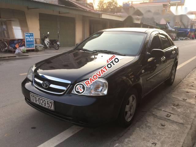 Bán ô tô Daewoo Lacetti đời 2008, màu đen -2