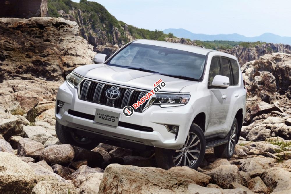 Bán Toyota Land Cruiser Prado VX đời 2018, màu trắng, nhập khẩu nguyên chiếc giao ngay trong tháng-0