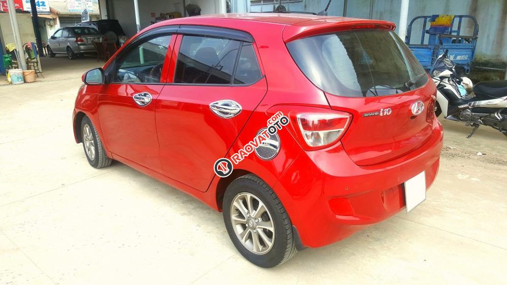 Cần bán xe Hyundai Grand i10 1.0MT bản đủ sản xuất 2014, màu đỏ, nhập khẩu Ấn Độ, giá tốt-12