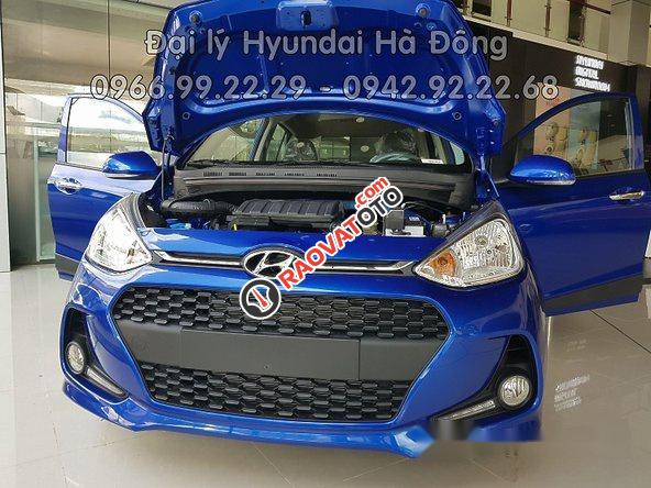 Cần bán Hyundai Grand i10 đời 2017, màu xanh lam, giá tốt-12