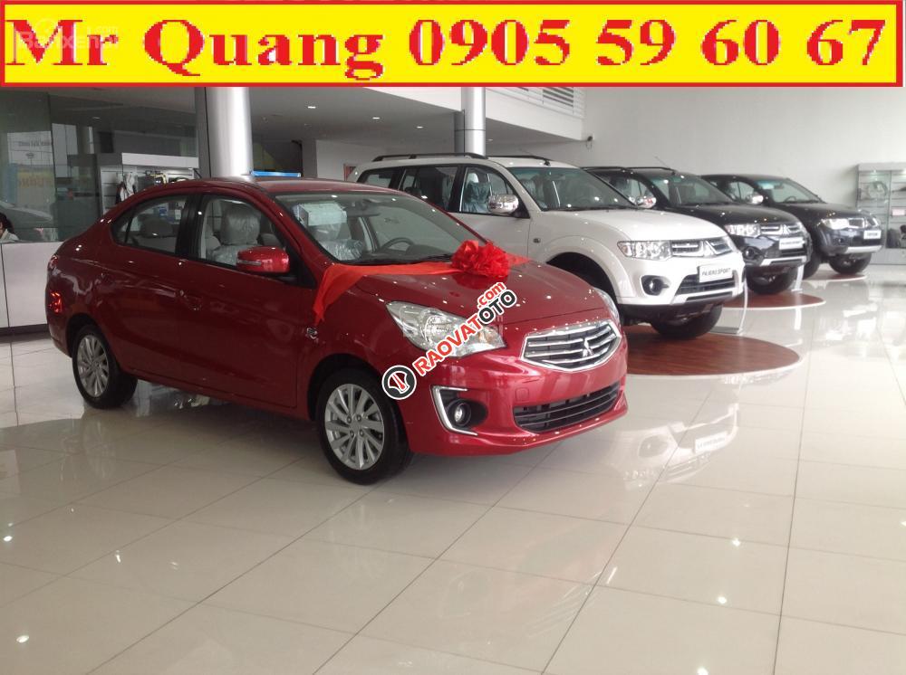 Bán xe Attrage số sàn, báo giá, hỗ trợ vay nhanh lên đên 80%, LH Quang: 0905596067-4