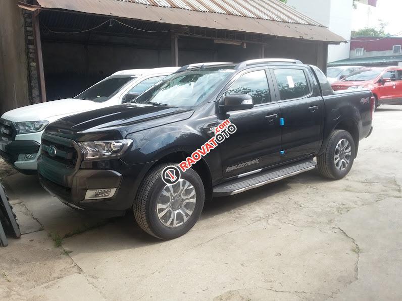 An Đô Ford - Bán Ford Ranger Wildtrak 3.2 màu đen, định vị toàn cầu, hỗ trợ trả góp-0