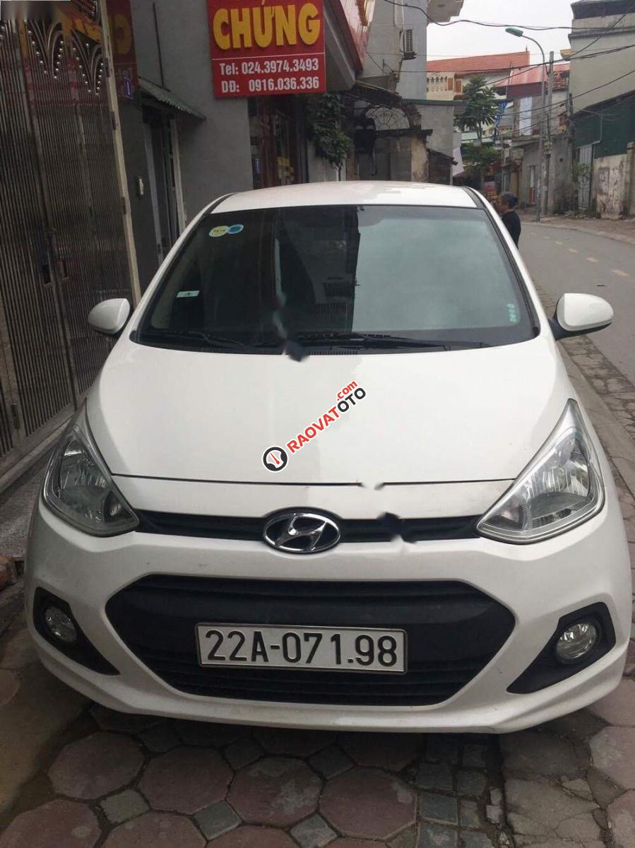 Cần bán Hyundai Grand i10 năm 2014, màu trắng, nhập khẩu nguyên chiếc-3