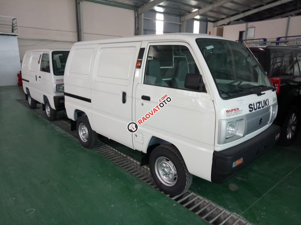 Bán Suzuki Blind Van 2017, màu trắng, tặng phụ kiện hấp dẫn, giao xe ngay. LH: 0943.153.538-6