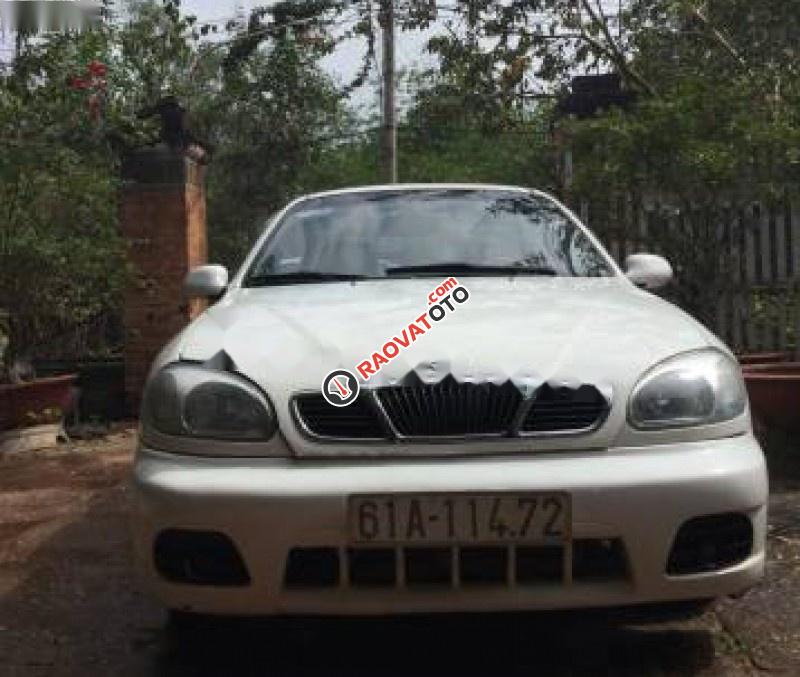 Bán ô tô Daewoo Lanos SX đời 2003, màu trắng giá cạnh tranh-0