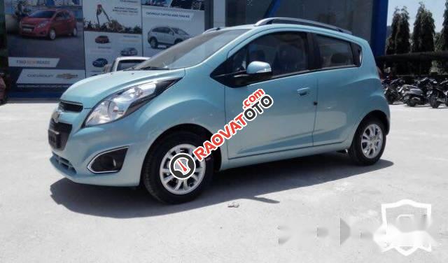 Bán Chevrolet Spark đời 2017, màu xanh lam-0