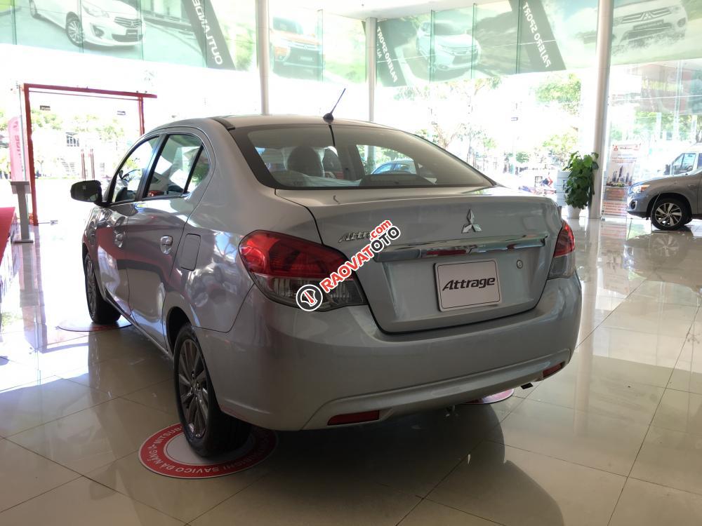 Mừng xuân Mitsubishi Attrage, màu bạc, nhập khẩu nguyên chiếc, bao hồ sơ khó, LH: Đông Anh 0931911444-4