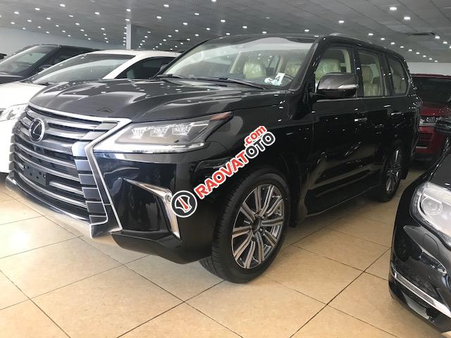 Giao ngay Lexus LX 570 đời 2017 màu đen nội thất kem, nhập khẩu Trung Đông-1