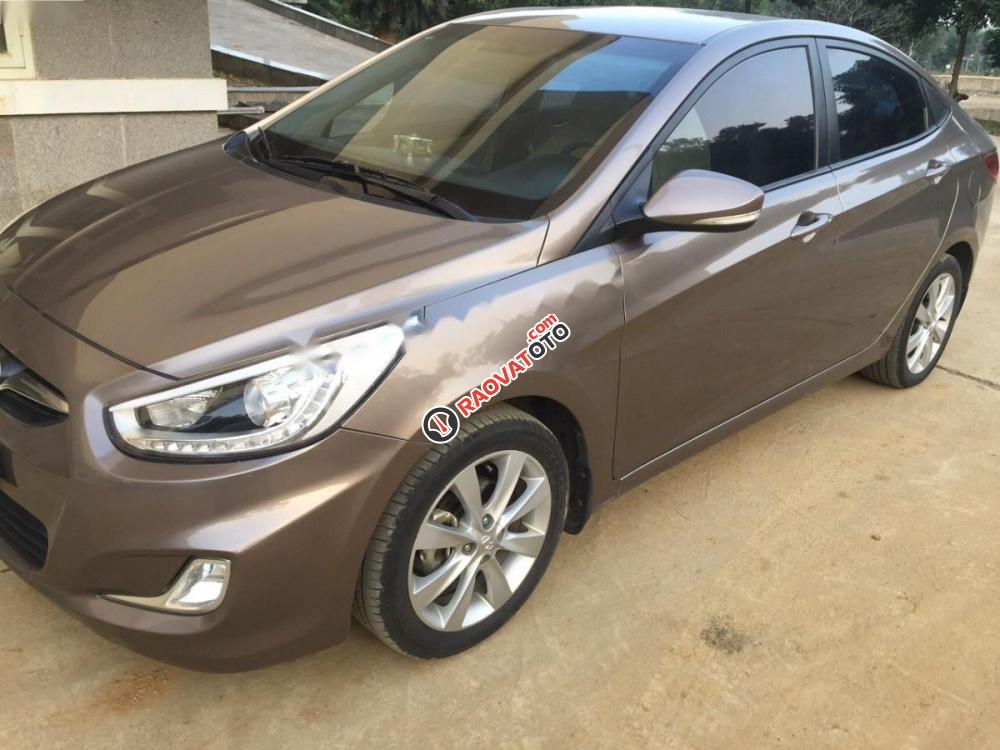 Cần bán Hyundai Accent Blue năm 2014, màu nâu, nhập khẩu nguyên chiếc số sàn-7