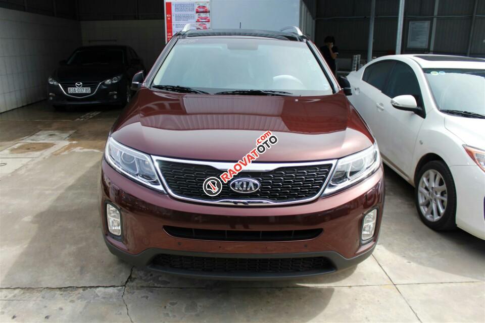 Bán Kia Sorento AT năm 2018, màu đỏ, giá chỉ 909 triệu-0