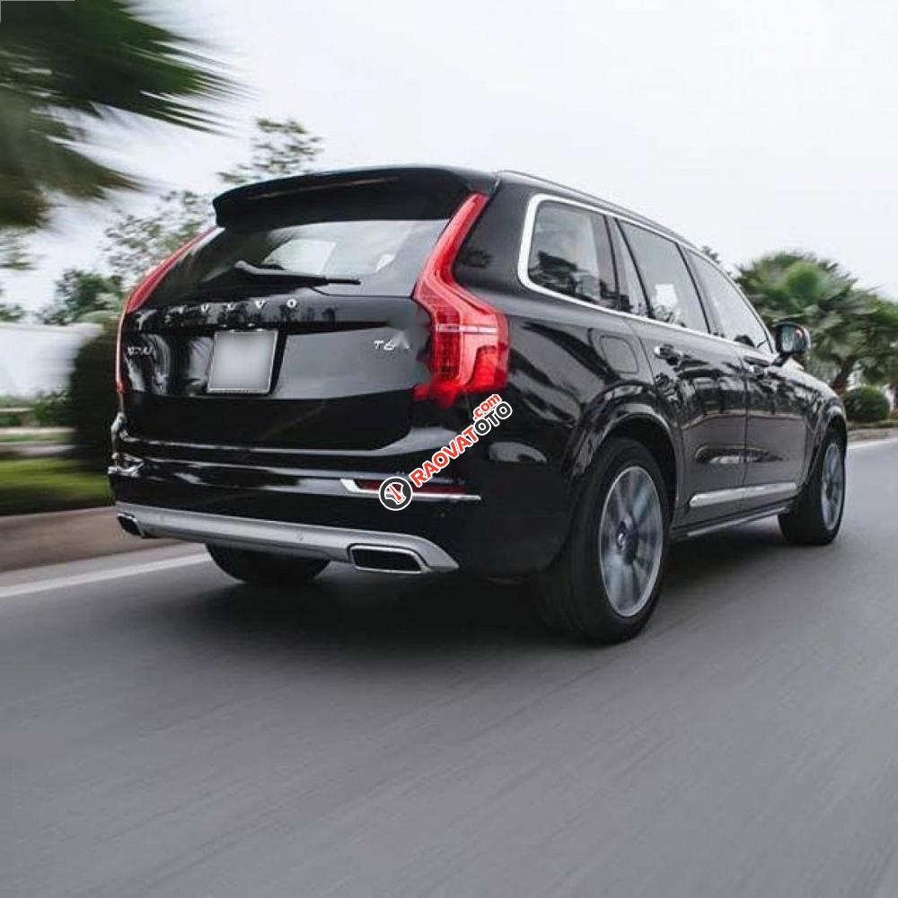 Bán Volvo XC90 T6 Inscription năm 2017, màu đen, nhập khẩu nguyên chiếc số tự động-0