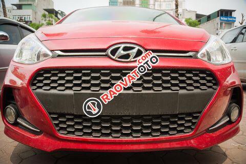 Hyundai Grand i10 1.0 MT đời 2018 màu đỏ, giá 355 triệu, hỗ trợ vay vốn 80% giá trị xe. Hotline 0935904141 - 0948945599-2