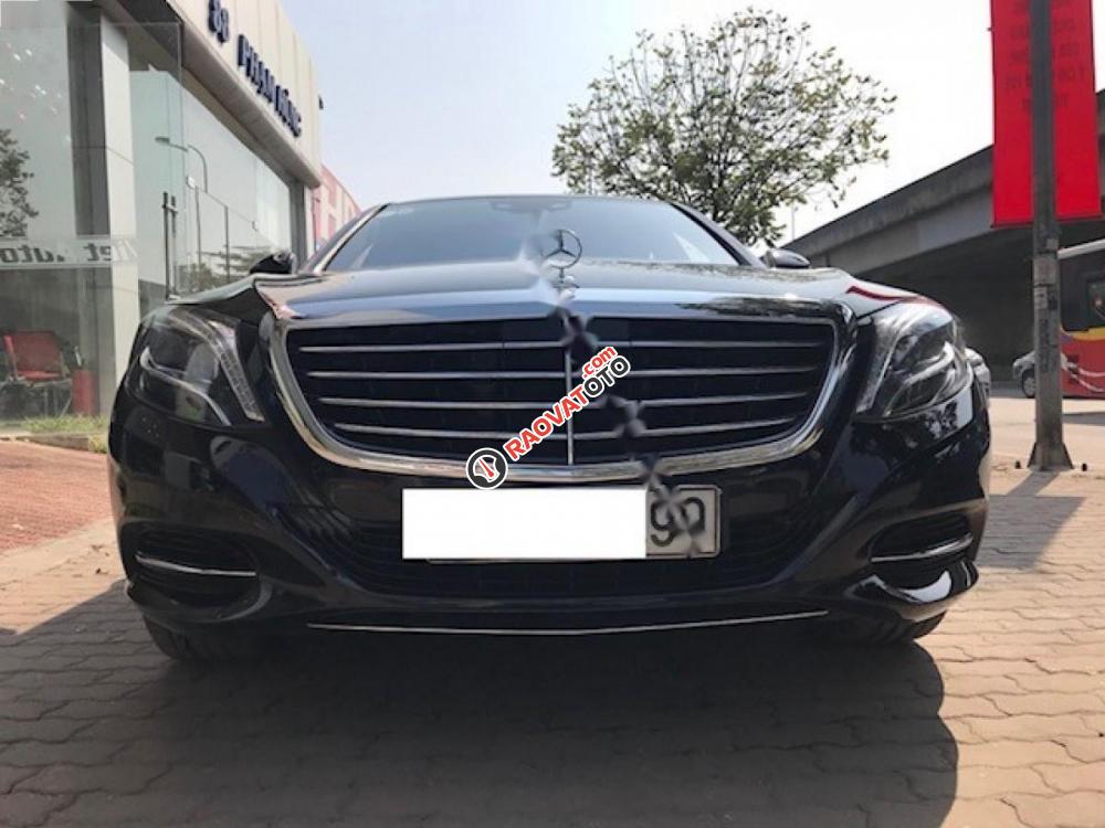 Cần bán Mercedes S500L đời 2015, màu đen chính chủ-0