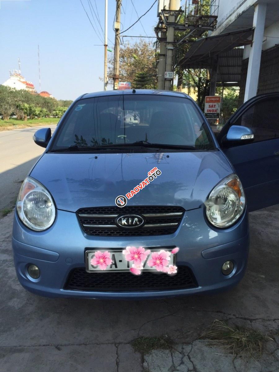 Bán Kia Morning SLX 1.0 AT sản xuất 2007, màu xanh lam, xe nhập số tự động, 230tr-1