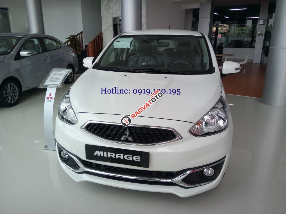 Mitsubishi Mirage 2017, số tự động, hỗ trợ 50 triệu đồng, trả góp 80%, lãi suất thấp-0