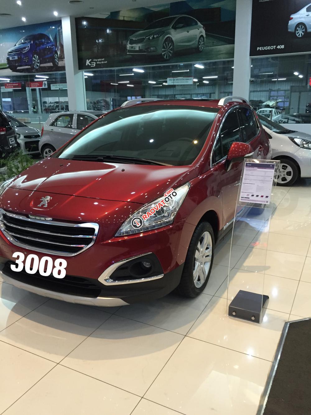 Bán xe Pháp CUV Peugeot 3008 đỏ Form 2016-LH 0969 693 633 -CN Thái Nguyên-0