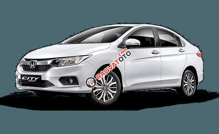 Bán Honda City Top 2017, màu trắng, 594 triệu-0