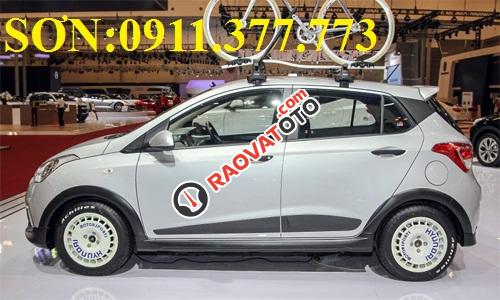 Cần bán xe Hyundai Grand i10 , màu bạc, LH Ngọc Sơn: 0911.377.773-14