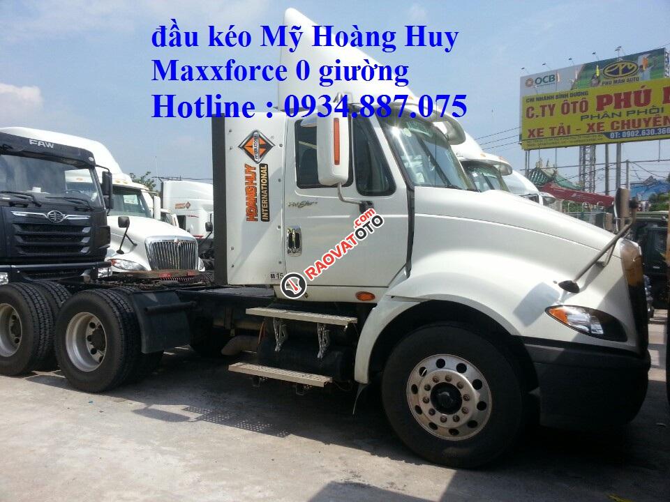 Đầu kéo Mỹ Hoàng Huy 0 giường (daycab) máy Maxxforce đã qua xử lý khí thải-2