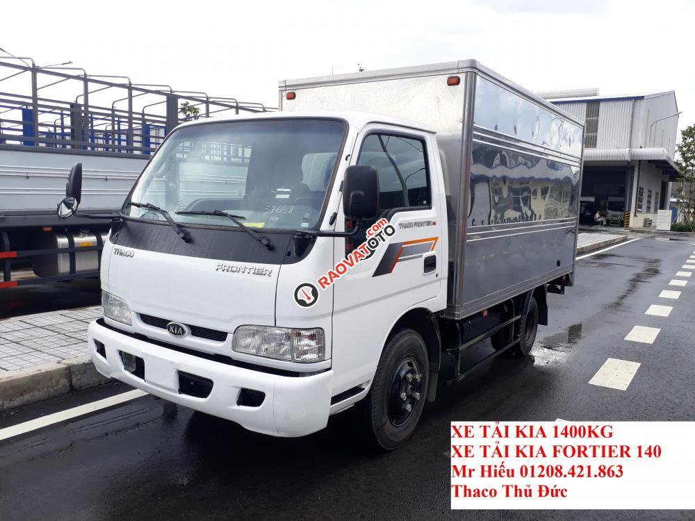 Xe tải Kia Frontier 140, tải trọng 1400kg, xe thùng kín new 100%, hỗ trợ vay vốn-0