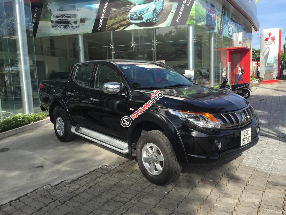 Bán Mitsubishi Triton đời 2017, màu đen, LH Quang: 0905596067, hỗ trợ giá tốt nhất tại Quảng Nam-5