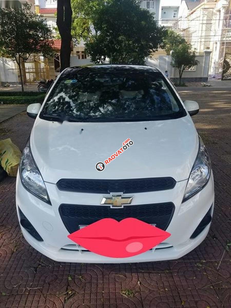 Bán Chevrolet Spark Dou Van 1.2 MT đời 2016, màu trắng -0