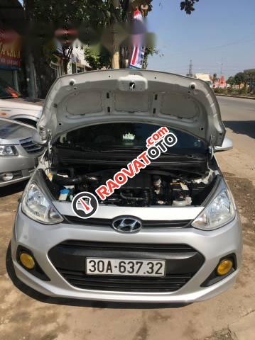 Bán ô tô Hyundai Grand i10 đời 2015, màu bạc-3