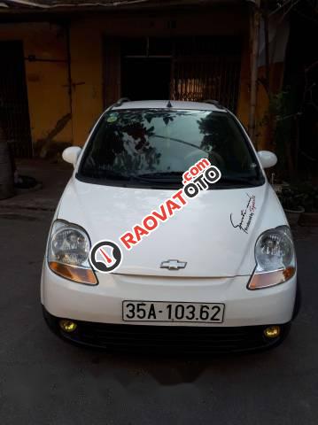 Bán Chevrolet Spark đời 2009, màu trắng  -0