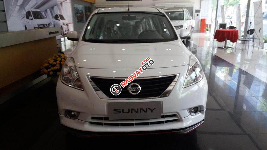 Bán xe Nissan Sunny XV 2017, màu trắng, giá 518tr-0