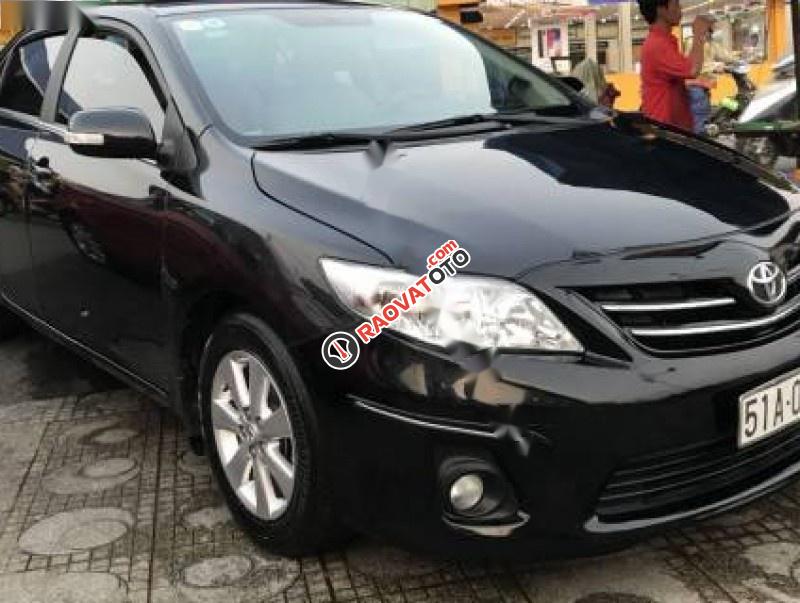 Cần bán gấp Toyota Corolla Altis 1.8G AT đời 2011, màu đen, giá 550tr-0