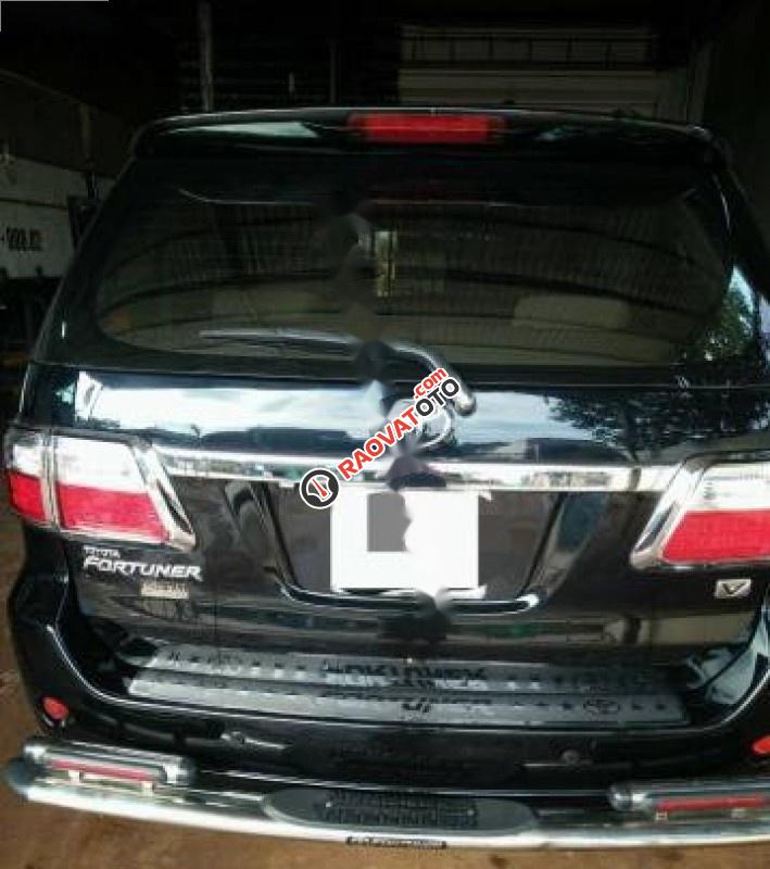 Bán Toyota Fortuner 2.7V 4x4 AT đời 2009, màu đen-0