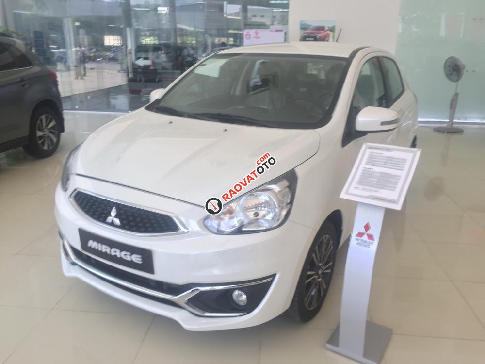 Cần bán xe Mitsubishi Mirage đời 2017, màu trắng giá tốt tại Quảng Nam, LH Quang 0905596067 hỗ trợ vay nhanh-5