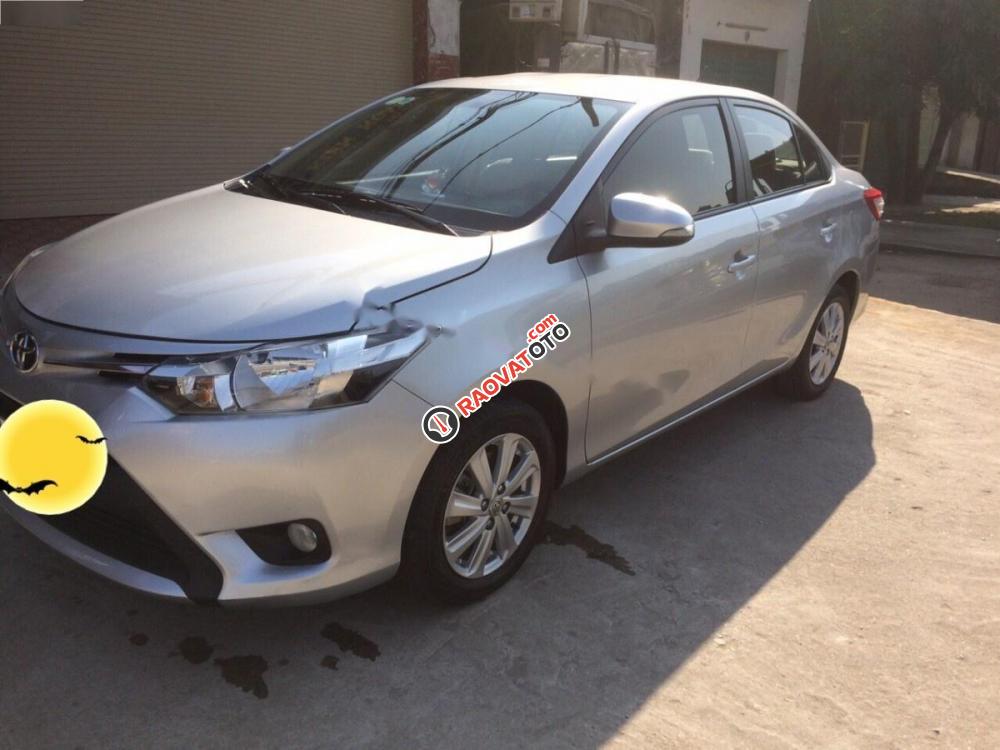 Bán ô tô Toyota Vios 1.5E đời 2016, màu bạc, giá 460tr-1