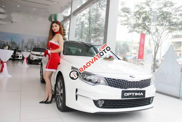 Bán Kia Optima 2.0 AT 2016, màu trắng -1