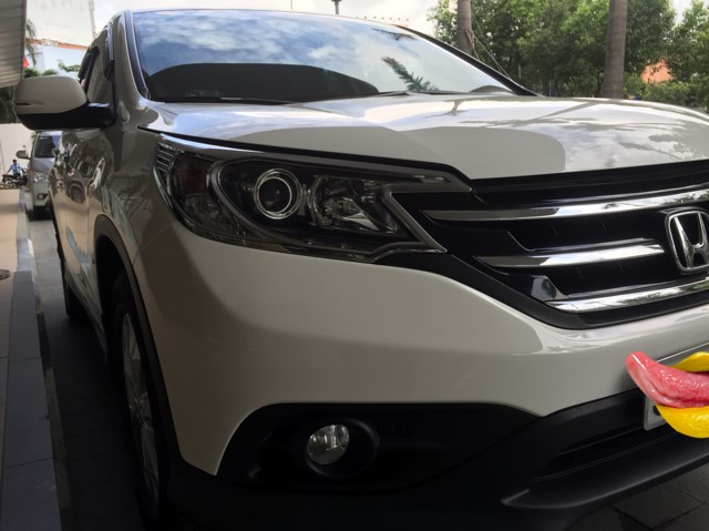 Bán ô tô Honda CR V đời 2014, màu trắng, nhập khẩu chính hãng, xe gia đình, 740tr-6