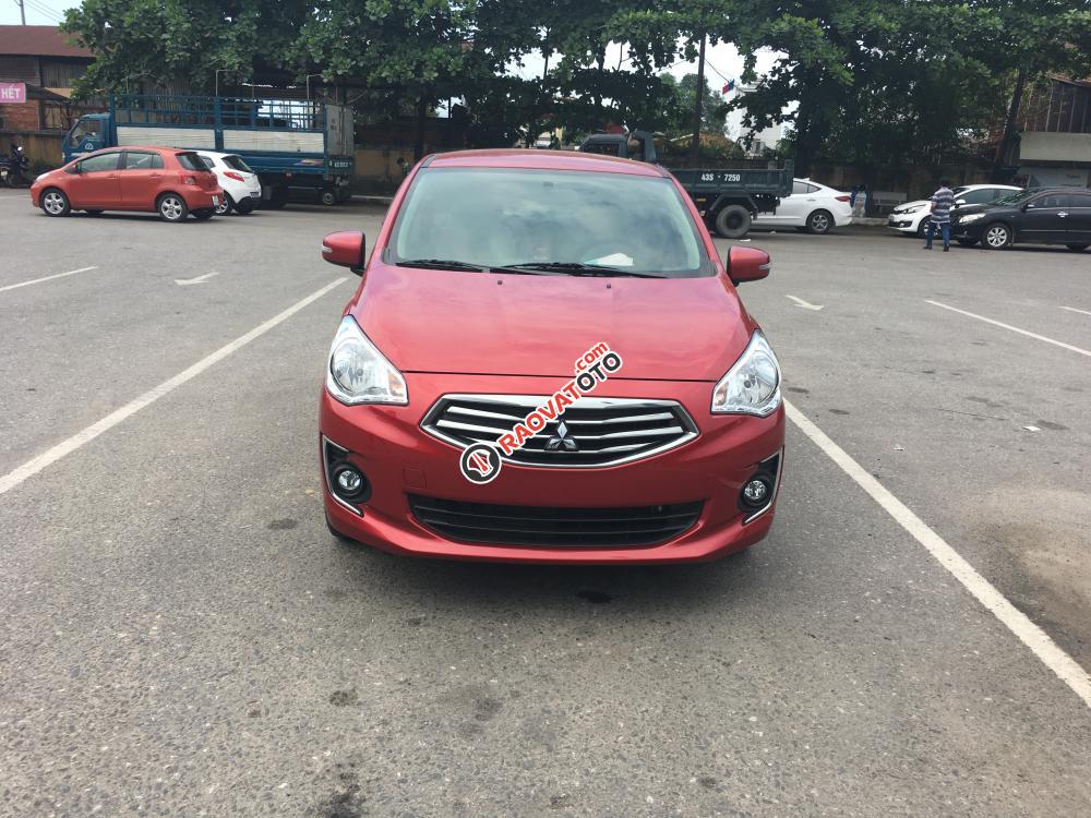 Bán xe Mitsubishi Attrage 1.2 MT đời 2017, màu đỏ, xe nhập-0