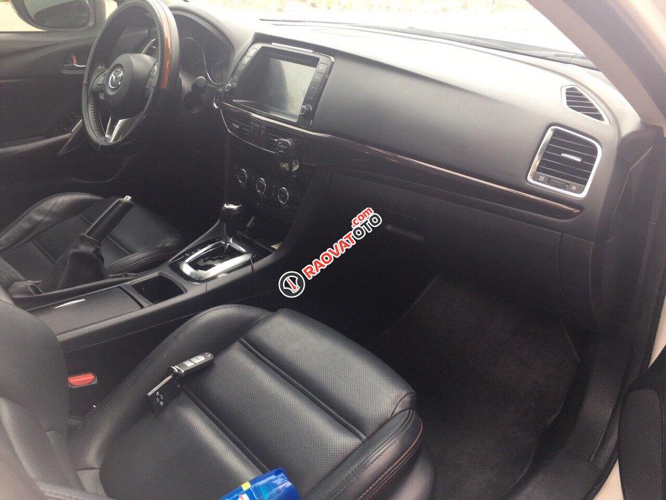 Bán Mazda 6 2.0AT màu trắng, sản xuất 2015, số tự động mới 90%-4
