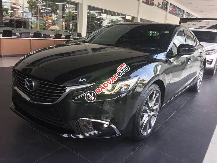 Bán xe Mazda 6 2.5 Premium-đời 2018, màu đen, giá 1 tỉ 19 triệu hot hot, cho vay lên đến 85% giá trị xe-0