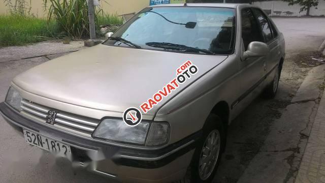 Bán xe Peugeot 405 đời 1990, màu vàng, nhập khẩu-1