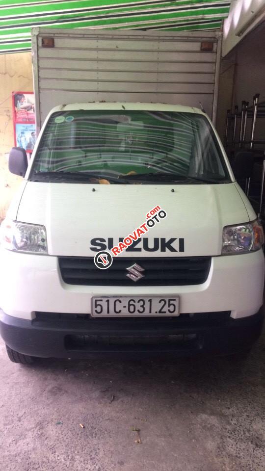 Cần bán gấp con xe tải cũ Suzuki đời 2015, thùng mui kín giá thương lượng-0