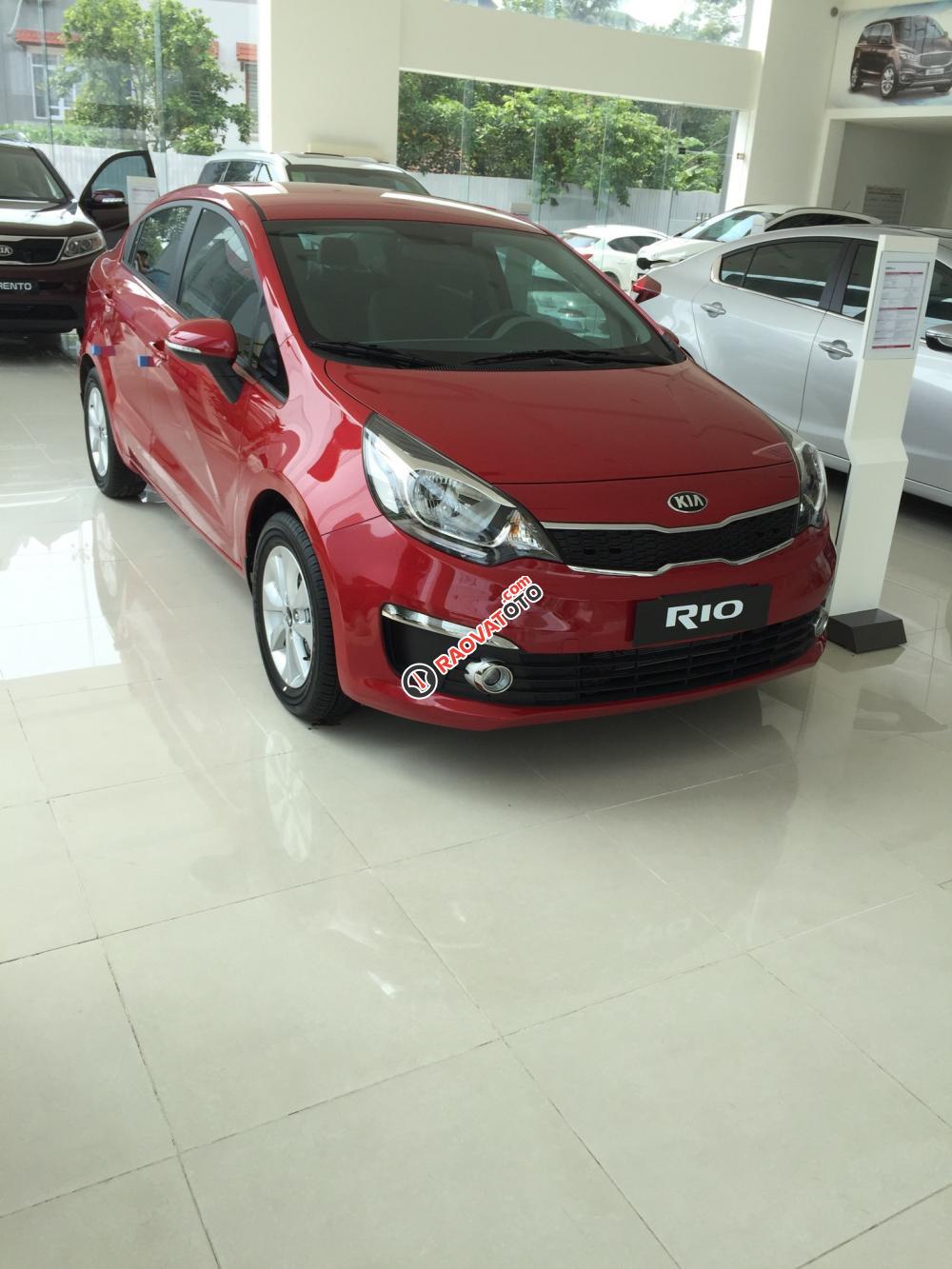 Kia Rio 2017 Sedan số tự động, nhập khẩu, màu đỏ, giá hấp dẫn- Kia Vĩnh Phúc, 0979.428.555-1