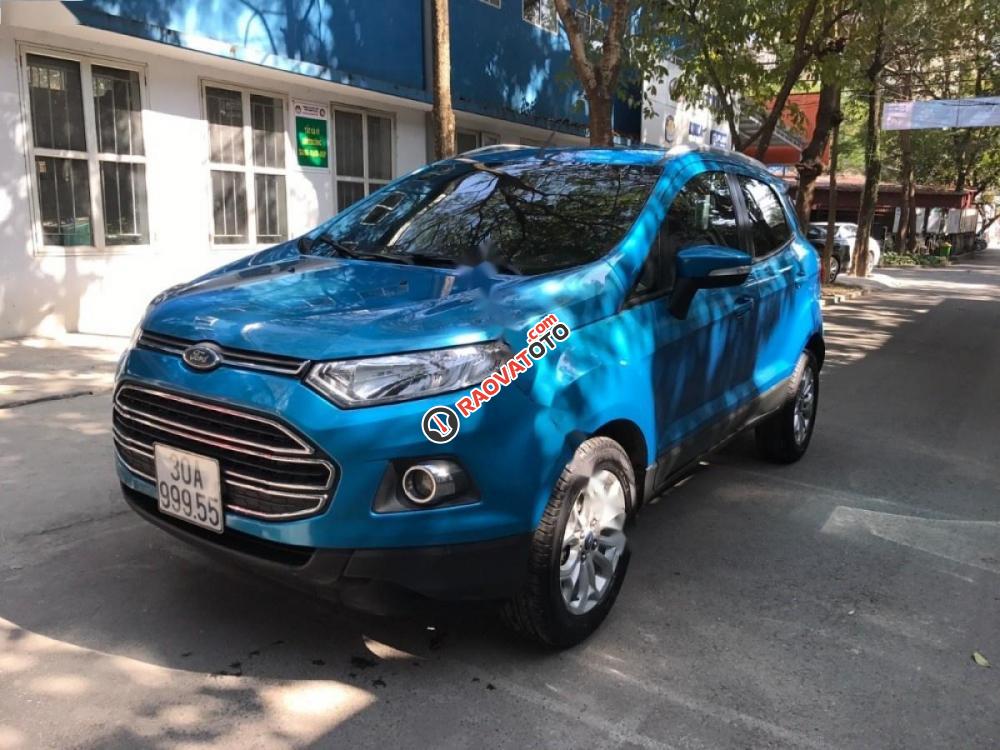 Cần bán gấp Ford EcoSport Titanium đời 2017, màu xanh lam chính chủ, 575 triệu-1