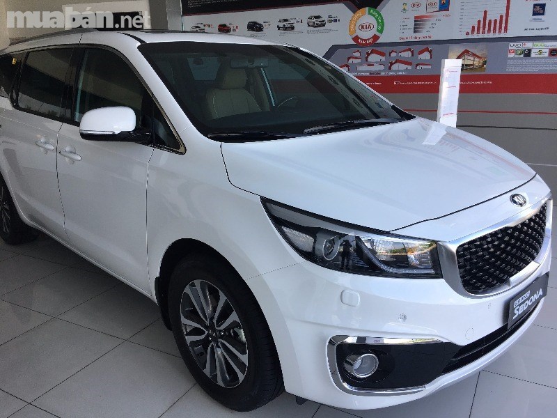 Cần bán Kia Sedona năm 2017, màu trắng, nhập khẩu-0