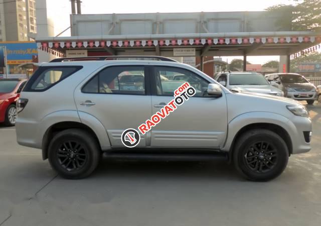 Bán xe Toyota Fortuner V đời 2015, màu bạc  -1