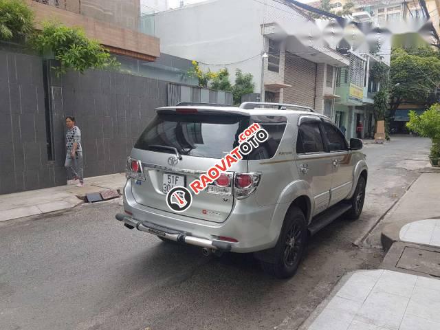 Bán Toyota Fortuner sản xuất 2015, màu bạc  -0