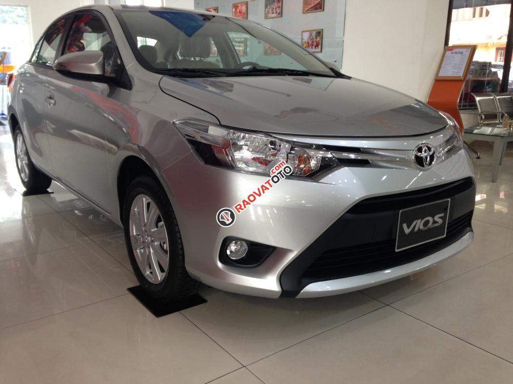 Khuyến mãi Toyota Vios 2018 giá 480 triệu, màu vàng cát, hỗ trợ 100% thuế, bao lăn bánh-6