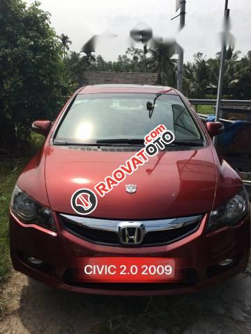 Bán Honda Civic đời 2009, màu đỏ  -0