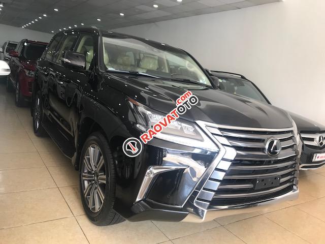 Giao ngay Lexus LX 570 đời 2017 màu đen nội thất kem, nhập khẩu Trung Đông-0