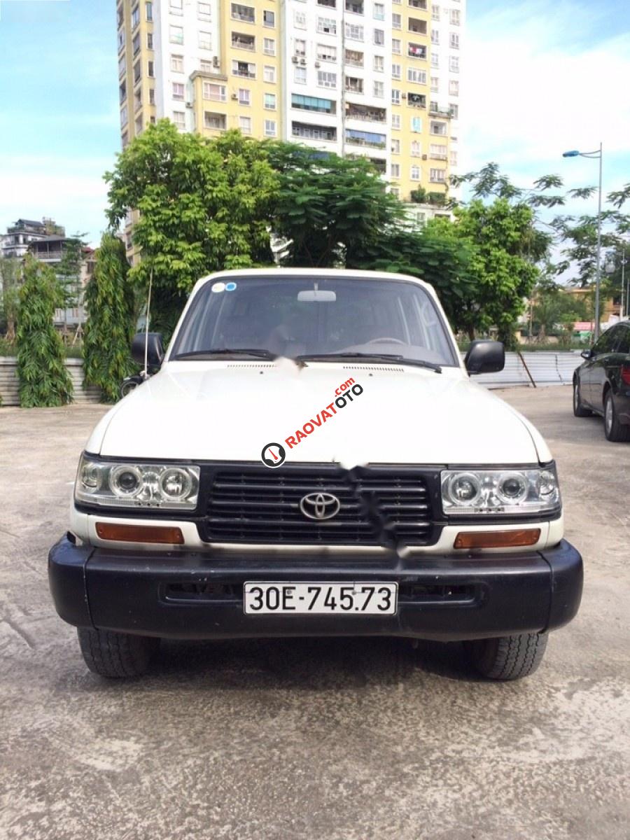 Cần bán Toyota Land Cruiser 4.5 MT 1995, màu trắng, nhập khẩu, 155tr-1